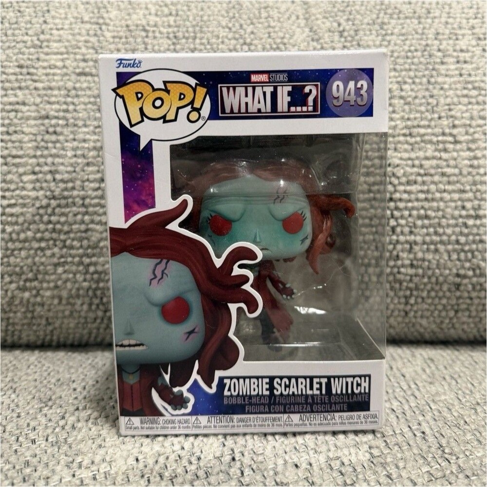 Funko Pop! Marvel: What If...? Zombie Scarlet Witch collectible figure 943